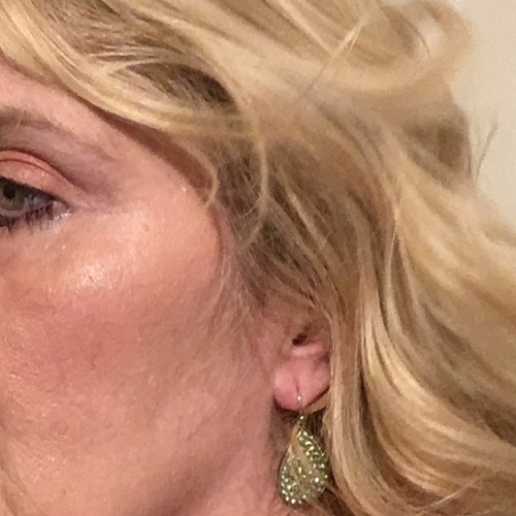 Vintage Michael Valitutti Natural Peridot Sterling Silver Dangle Earrings - Picture 14 of 16